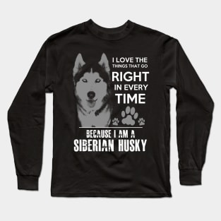 Siberian Husky Long Sleeve T-Shirt